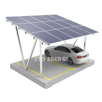 Aluminum Waterproof Solar Carport Solar Car Parking Mount